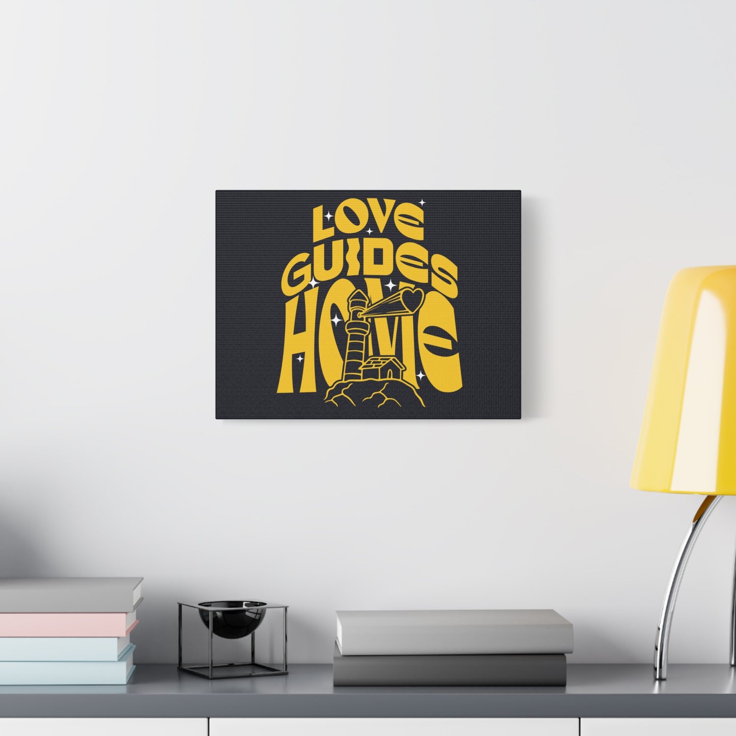 Love Guides Home Canvas Print