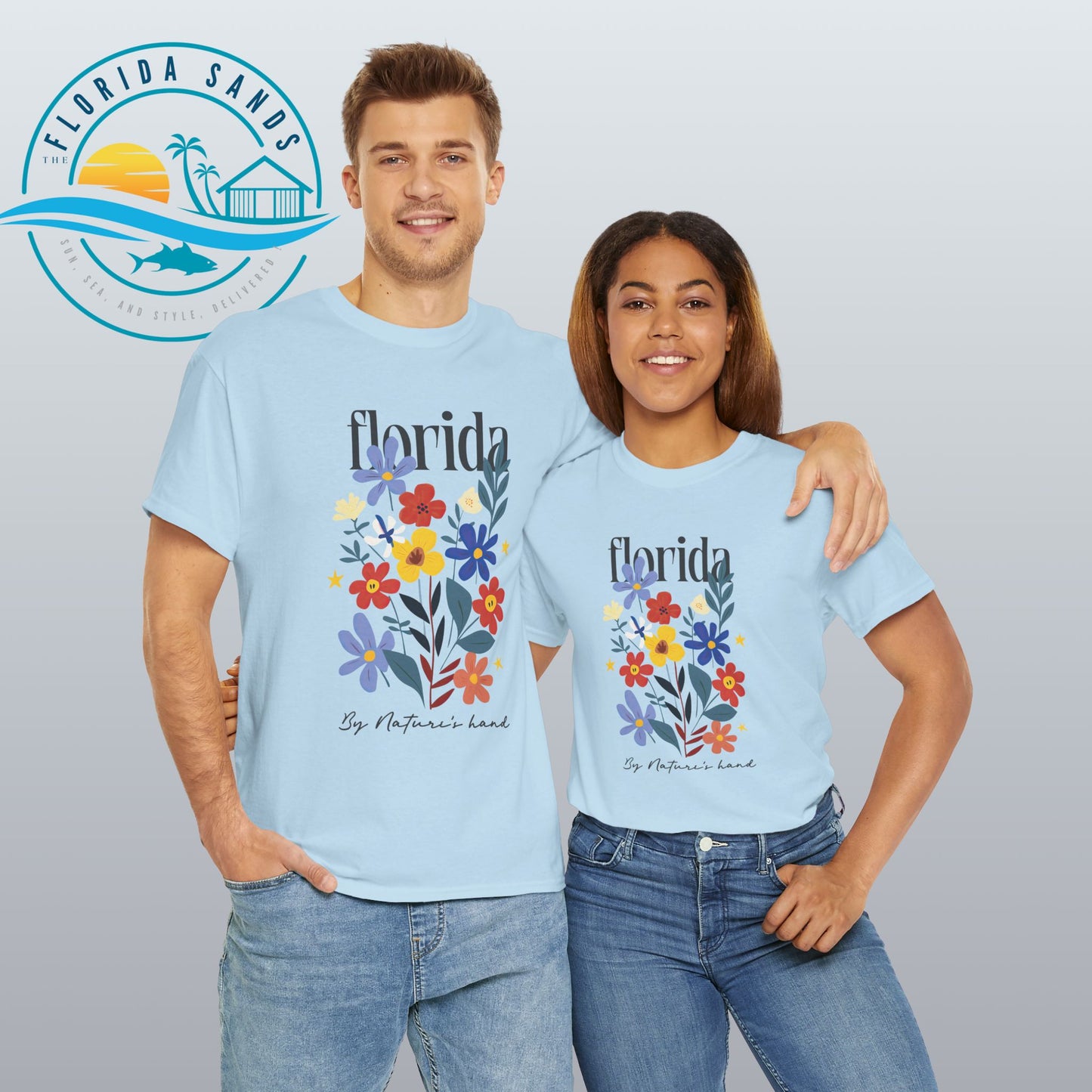 Flowers Tee - By nature's hand Design