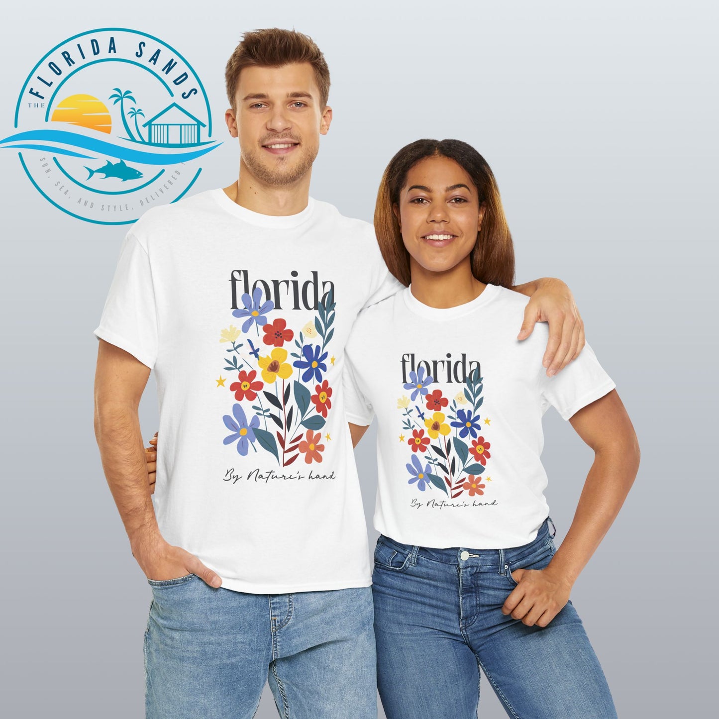 Flowers Tee - By nature's hand Design