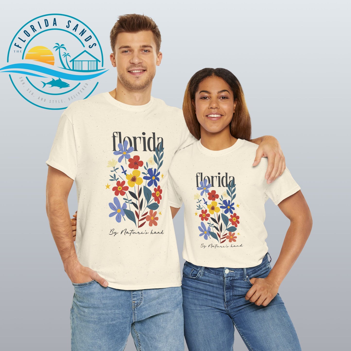 Flowers Tee - By nature's hand Design