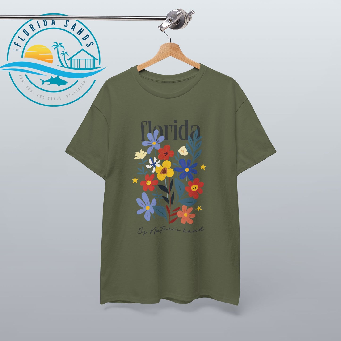 Flowers Tee - By nature's hand Design