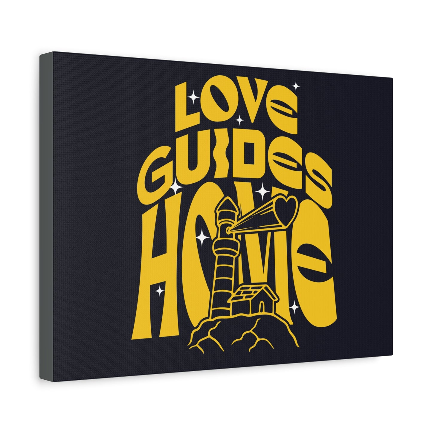 Love Guides Home Canvas Print