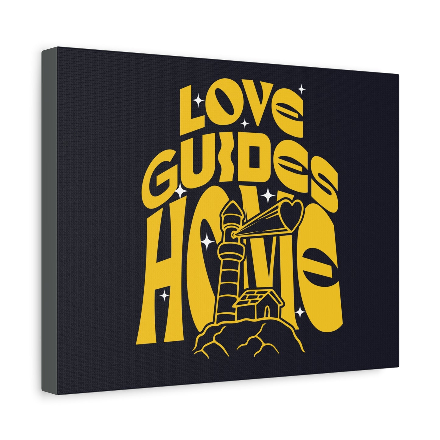Love Guides Home Canvas Print