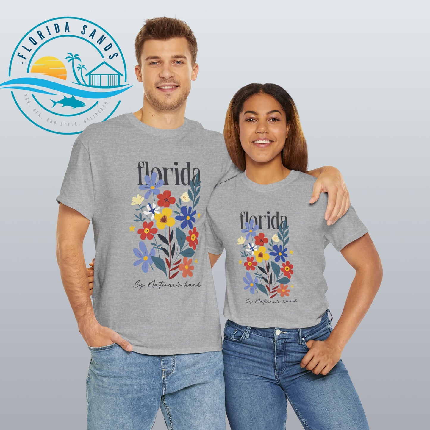 Flowers Tee - By nature's hand Design