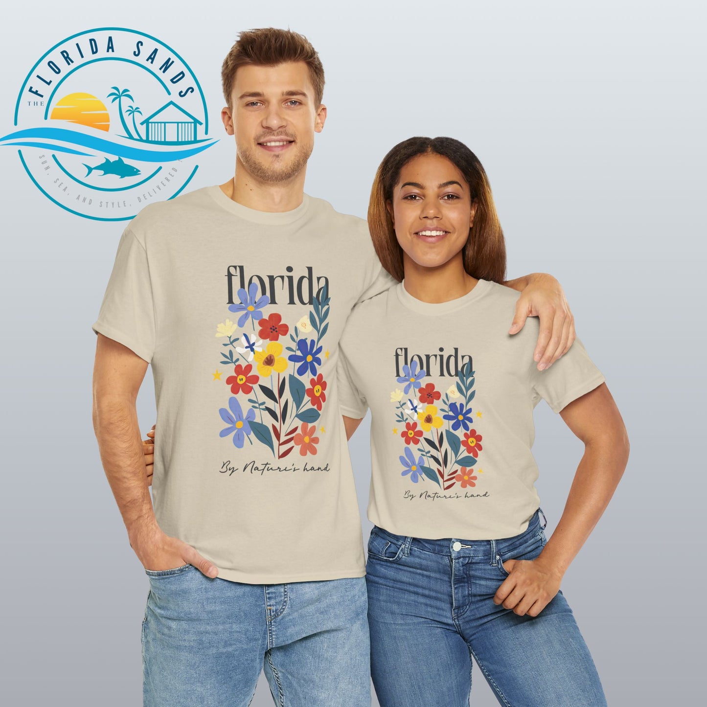 Flowers Tee - By nature's hand Design