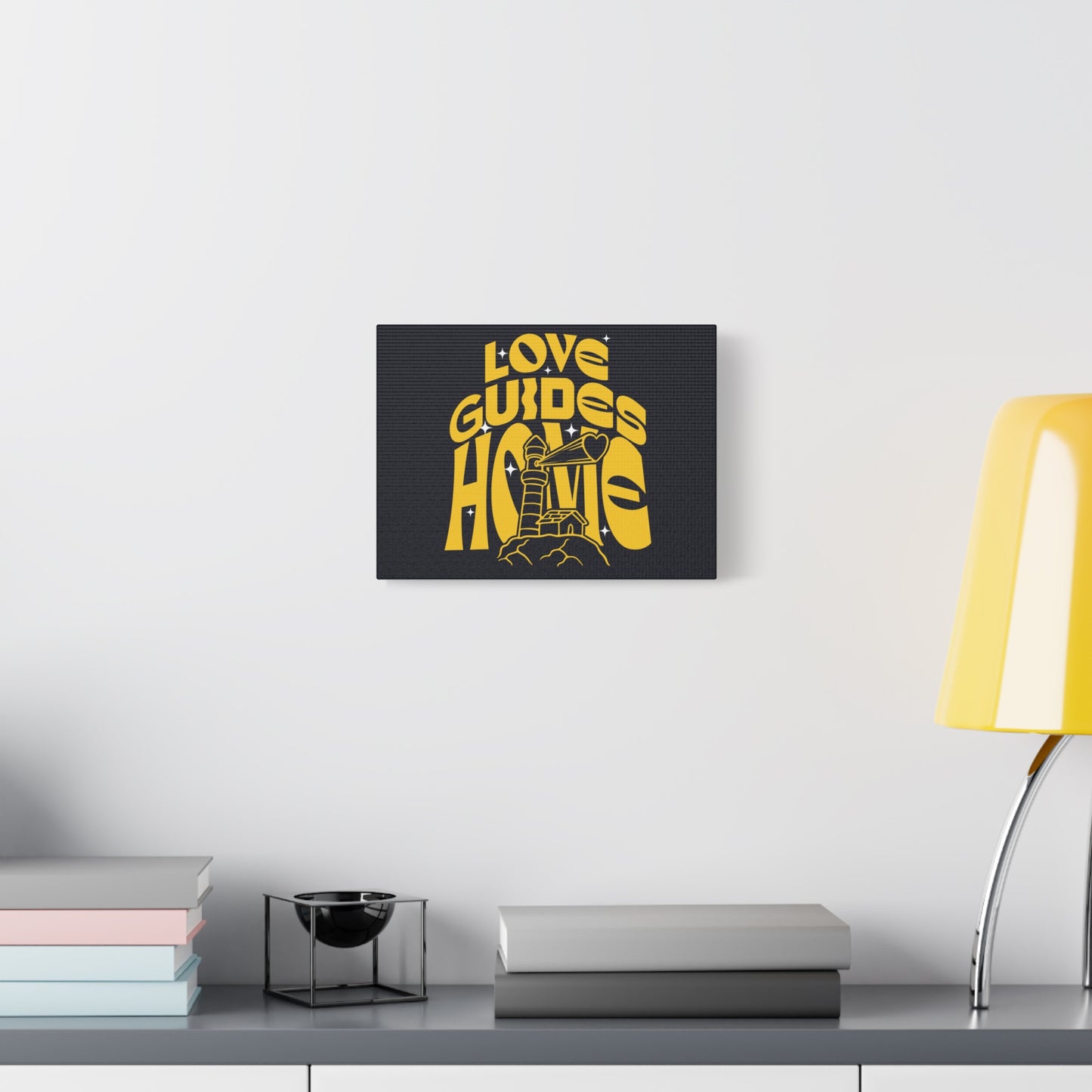 Love Guides Home Canvas Print